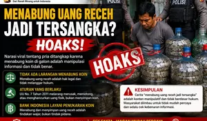 Viral Pria Disebut Jadi Tersangka Karena Menabung Uang Receh, Faktanya Hoaks dan Menyesatkan