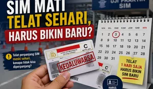 SIM Telat Diperpanjang Sehari, Kenapa Harus Buat Baru? Ini Penjelasannya