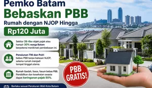 Pemko Batam Ringankan Beban Warga, PBB Gratis untuk Rumah Bernilai di Bawah Rp120 Juta