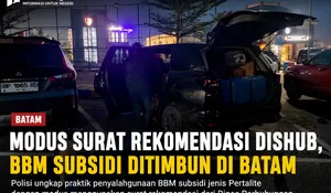 Modus Surat Dishub Dipakai Timbun BBM Subsidi, Polisi Bongkar Praktik Mafia Pertalite di Batam