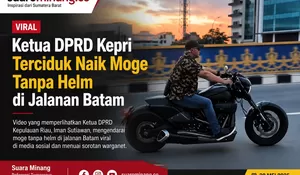 Video Ketua DPRD Kepri Naik Moge Tanpa Helm Viral di Media Sosial
