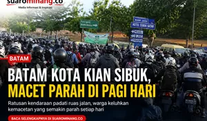 Batam Kota Kian Sibuk, Kemacetan Parah Warnai Aktivitas Pagi Hari