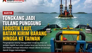 Tongkang Jadi Tulang Punggung Logistik Laut, Pengangkutan Barang dari Batam Tembus Pasar Internasional