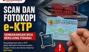 Scan dan Fotokopi e-KTP Sembarangan Bisa Berujung Pidana, Ini Ancaman Hukumnya