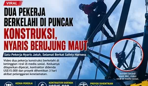 Dua Pekerja Konstruksi Berkelahi di Puncak Menara, Insiden Berujung Pemecatan dan Sanksi Keselamatan