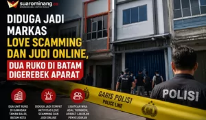 Diduga Jadi Markas Love Scamming dan Judi Online, Dua Ruko di Batam Digerebek Aparat