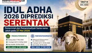 Prediksi Idul Adha 2026 Diperkirakan Serentak, Pemerintah dan Muhammadiyah Sama-sama Jatuh 27 Mei