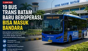 Trans Batam Tambah 19 Armada Baru, Rute Bandara Hang Nadim Segera Terlayani