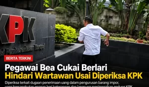 Pegawai Bea Cukai Berlari Tinggalkan Gedung KPK Usai Jalani Pemeriksaan
