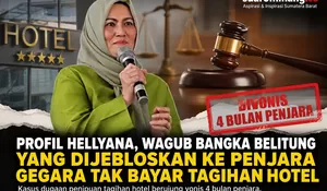 Wagub Babel Divonis 4 Bulan Penjara dalam Kasus Tagihan Hotel, Ini Kronologinya