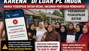 UWTO Ditolak karena “Di Luar PL Induk”, Warga Puskopkar Batam Diliputi Ketakutan Kehilangan Rumah