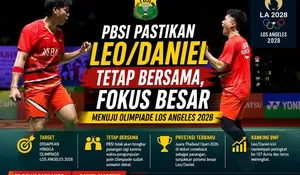 PBSI Pastikan Leo/Daniel Tetap Bersama, Fokus Besar Menuju Olimpiade Los Angeles 2028