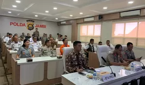 Jasa Raharja Jambi Perkuat Sinergi Pengamanan Nataru 2025–2026 lewat Rapat FKLLAJ di Polda