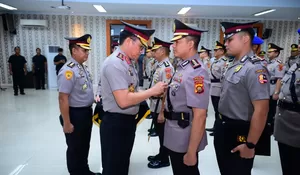 Mutasi Besar di Polda Jambi, Kapolda Pimpin Sertijab PJU dan Kapolres