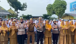 Operasi Keselamatan 2026, Ditlantas Polda Jambi Masuk Sekolah: Kukuhkan Paskibraka hingga Cek Kendaraan Siswa