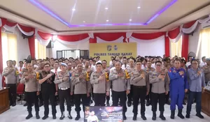 Kunker ke Tanjab Barat, Wakapolda Jambi Tekankan Profesionalisme dan Pelayanan Publik