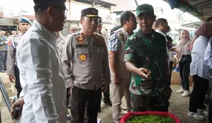 Jelang Ramadan, Danrem Korem 042/Gapu dan Wagub Abdullah Sani Turun Langsung Cek Harga di Pasar Induk Angso Duo Jambi
