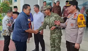 Danrem 042/Gapu Sambut Kunker Komisi II, Sinergi Pusat–Daerah Diperkuat Demi Stabilitas Jambi