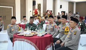 Buka Puasa Bersama di Polda Jambi, TNI–Polri Perkuat Soliditas Jelang Pengamanan Operasi Ketupat