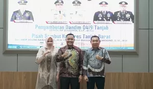 Ketua DPRD Tanjab Barat Hamdani Ikut Sambut Dandim Baru dan Pisah Sambut Kapolres