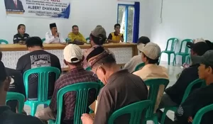 Anggota DPRD Tanjabbar Albert Chaniago Tampung Aspirasi Masyarakat Suak Labu