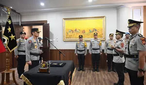 Kapolda Jambi Pimpin Sertijab Kapolres Bungo, Tongkat Komando Resmi Beralih ke AKBP Zamri Elfino
