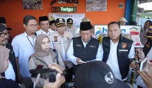 Polda Jambi dan Satgas Pangan Sidak Pasar Angso Duo, Pastikan Stok Aman dan Harga Sembako Stabil Jelang Lebaran