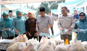 Bupati Bambang Bayu Suseno Resmi Buka Gebyar Ramadhan di Jaluko, Pasar Murah Diserbu Warga