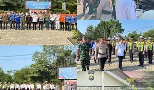Bupati Bambang Bayu Suseno dan Polres Muaro Jambi Siagakan Pasukan Operasi Ketupat 2026 untuk Amankan Idul Fitri
