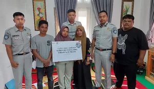 Jasa Raharja Gerak Cepat Serahkan Santunan Korban Meninggal Dunia Kecelakaan Maut Tol Pekanbaru–Dumai