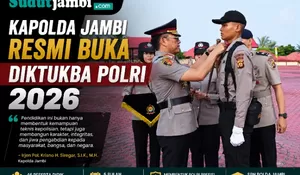 Kapolda Jambi Resmi Buka Diktukba Polri 2026, 46 Siswa Siap Digembleng Jadi Bhayangkara Presisi