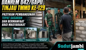 Danrem 042/Gapu Tinjau TMMD Ke-129 di Bungo, Pastikan Pembangunan Tepat Sasaran dan Berdampak bagi Warga