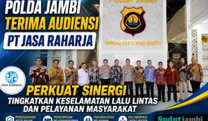 Kapolda Jambi dan Jasa Raharja Perkuat Sinergi, Fokus Tekan Angka Kecelakaan dan Percepat Layanan Korban