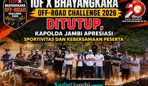 IOF X Bhayangkara Off-Road Challenge 2026 Resmi Ditutup, Kapolda Jambi Apresiasi Sportivitas dan Kebersamaan