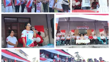 Lautan Merah Putih di Kauditan! Ribuan Warga Tumpah Ruah Semarakkan Jalan Sehat HUT RI ke-81