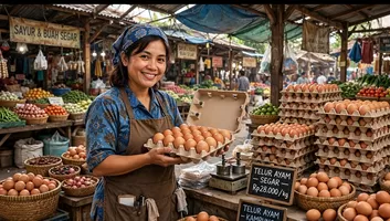 Harga Telur Ayam Blitar di Bawah Rata-rata Jatim, Segini Perkilogramnya