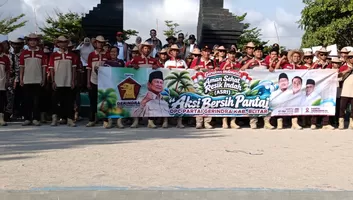Gerindra Kabupaten Blitar Gelar Aksi Bersih Pantai Tambakrejo, Sugianto: Kepedulian Lingkungan Harus Diwujudkan dengan Aksi Nyata