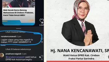 Duduk Perkara Komentar Kontroversial Wakil Ketua DPRD Cirebon Nana Kencanawati ke Peserta Aksi Tolak MBG yang Berujung Permintaan Maaf