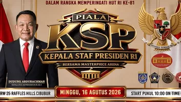 Piala Kepala Staf Presiden Semarakkan HUT ke-81 Republik Indonesia