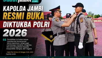 Kapolda Jambi Resmi Buka Diktukba Polri 2026, 46 Siswa Siap Digembleng Jadi Bhayangkara Presisi