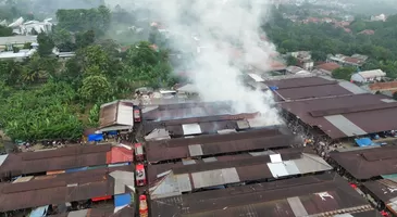 Kebakaran Pasar TU Kemang Bogor