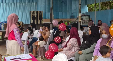 PUSKESMAS MANGGAR GENJOT PENIMBANGAN BAYI, GELAR AKSI CEGAH STUNTING DENGAN TARGET KUNJUNGAN 100 PER