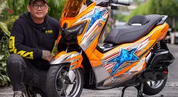 NUANSA NOSTALGIA BALAP LEGENDARIS DI MODIFIKASI NMAX “TURBO”