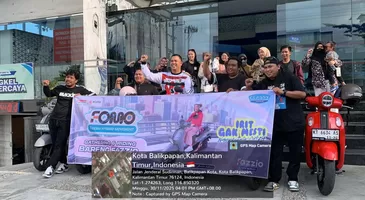 FAZZIO HYBRID MOVEMENT (FOMO) DI BALIKPAPAN DIRAMAIKAN DENGAN GATHERING & RIDING BARENG KONSUMEN FAZ