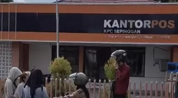 SORE MENCEKAM DI SEPINGGAN, PEGAWAI KANTOR POS DISERANG SAAT TUTUP TRANSAKSI