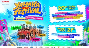 TUTUP AKHIR TAHUN 2025, YAMAHA REV FESTIVAL SIAP GEBER SENAYAN PARK (SPARK)