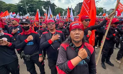 Demo Buruh 50 Ribu Massa di Jakarta Hari Ini, Simak Rute Alternatif