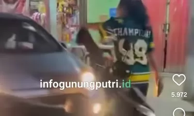 Viral! Wanita Bawa Anak Hadang Mobil di Cicadas, Diduga Pergoki Suami Bersama Wanita Lain