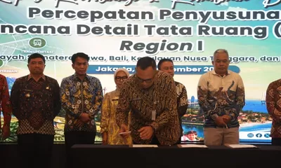 Sekda Ajat Hadiri Rakor ATR/BPN, Pemkab Bogor Dukung Percepatan RDTR