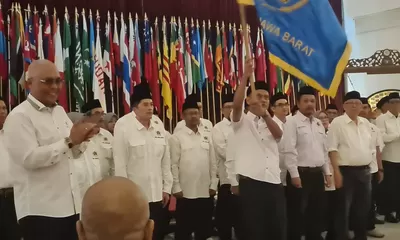 Dilantik di Gedung Merdeka, Tantan Sulthon Nahkodai PWI Jawa Barat Periode 2026–2031